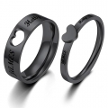 Rings for Him and Her Wedding Ring Set Heart Matching Band Rings