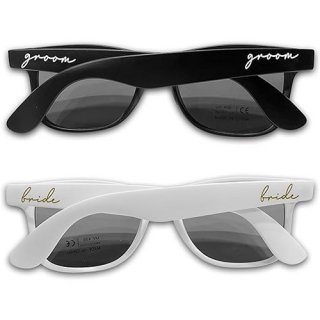 Groom Bride Printing Couple Sunglasses PACK 2